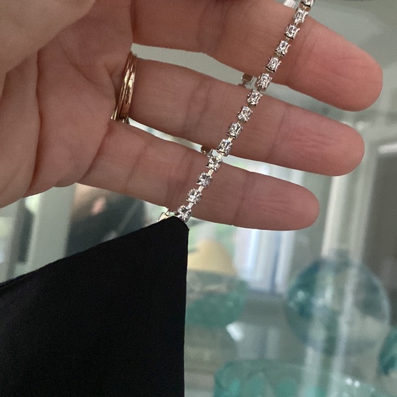 NWOT ASTR The Label Helen Rhinestone Strap Black Mini Dress - Picture 8 of 11